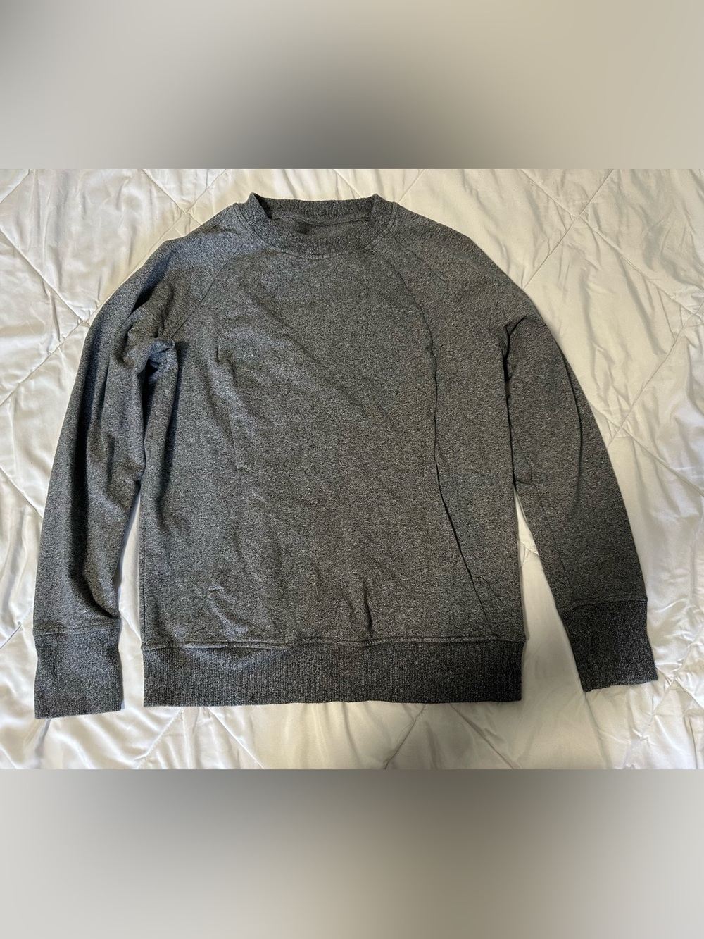 lululemon athletica Heather Dark Gray Crewneck Sweater